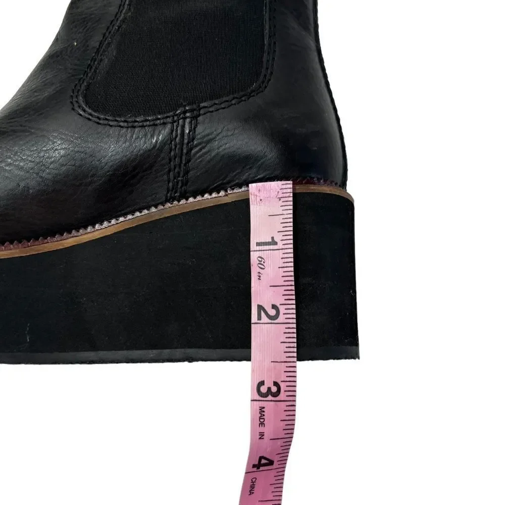 Diba True She Nah- Thick Sole Wedge Chelsea Boots
